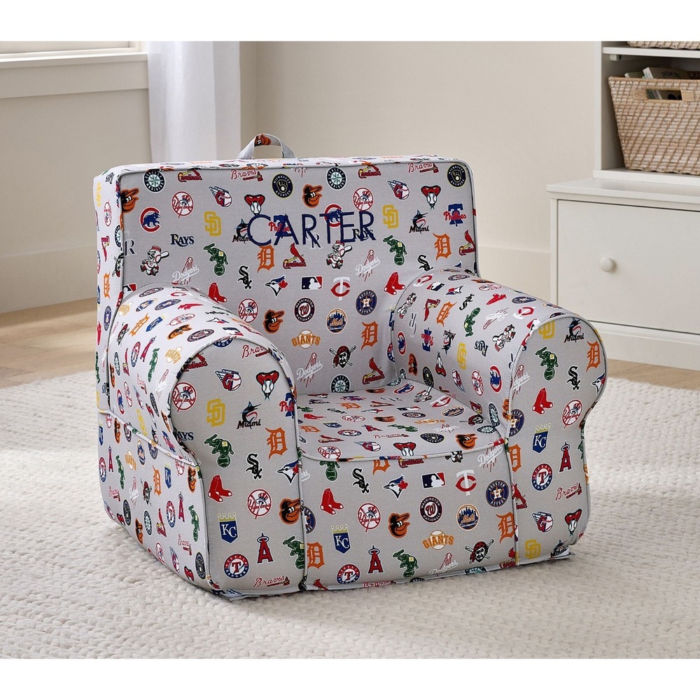 Pottery Barn Kids MLB Major League Baseball Anywhere Chair Slipcover - RAWLINGS